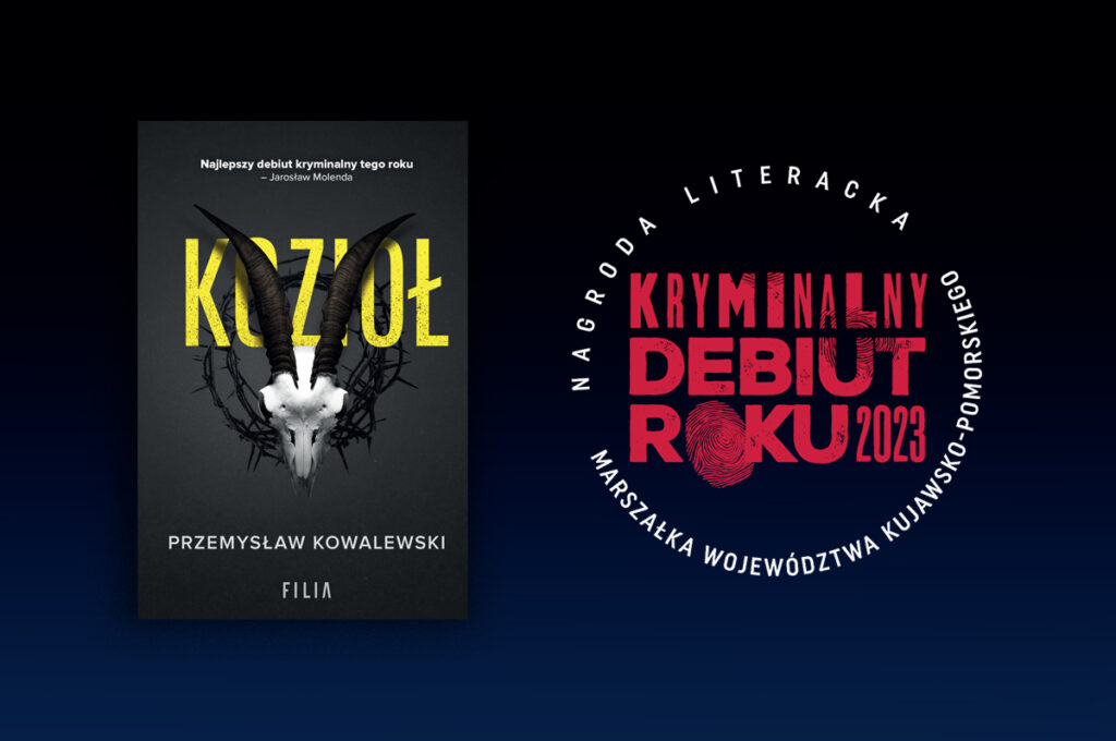 Kryminalny Debiut Roku 2023 – zwyciężył Przemysław Kowalewski i powieść Kozioł